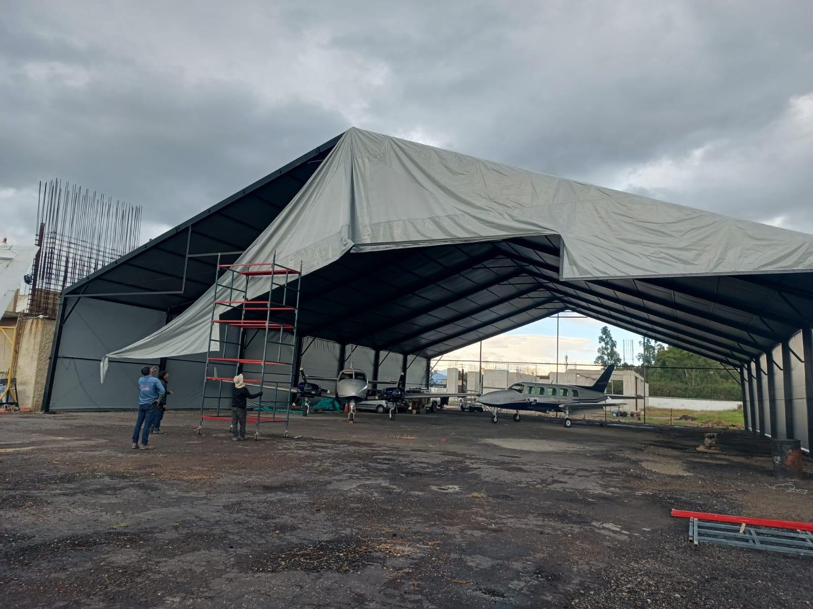 Hangar para almacenamiento