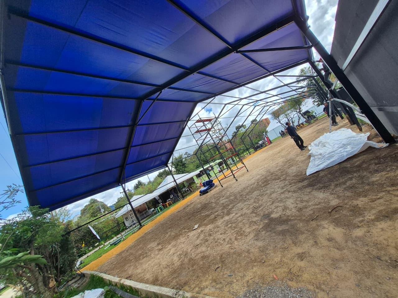 Carpa industrial para logística