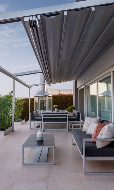 Toldo plegable para terraza